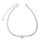 Jewelry fashion simple flash diamond peach heart ins tide sweater personality clavicle chain bracelet