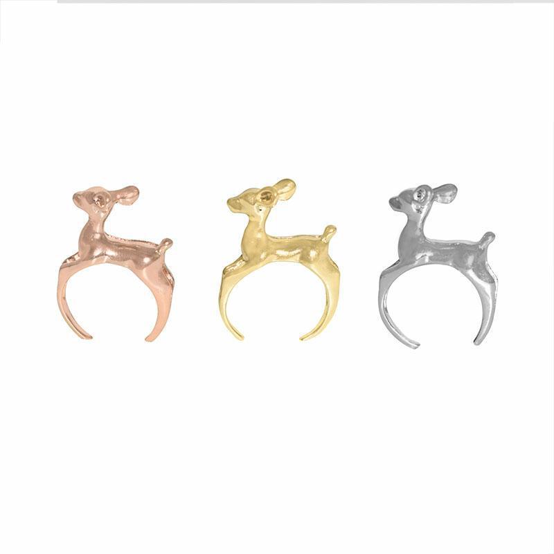 Popular New Joint Ring Fashion Simple Cute Fawn Ring