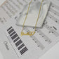 GoodLuck Necklace Vintage Alphabet Lucky Heart Clavicle Chain