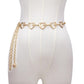 Jewelry Fashion Metal Heart Moon Waist Chain Decoration With Skirt Jeans Decoration