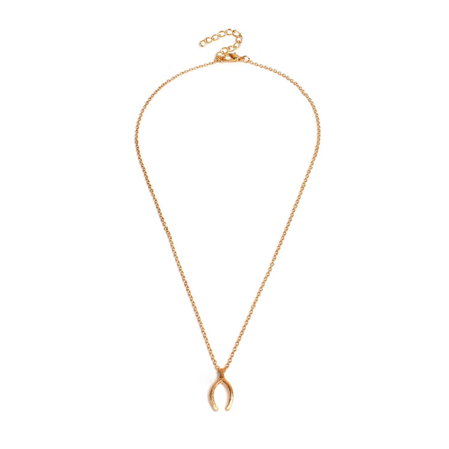 Personality Wishbone Fashion Wishbone Necklace Clavicle Chain Women