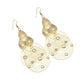 Palace Hollow Multi-layer Flower Vintage Versatile Earrings Indian Ladies Earrings