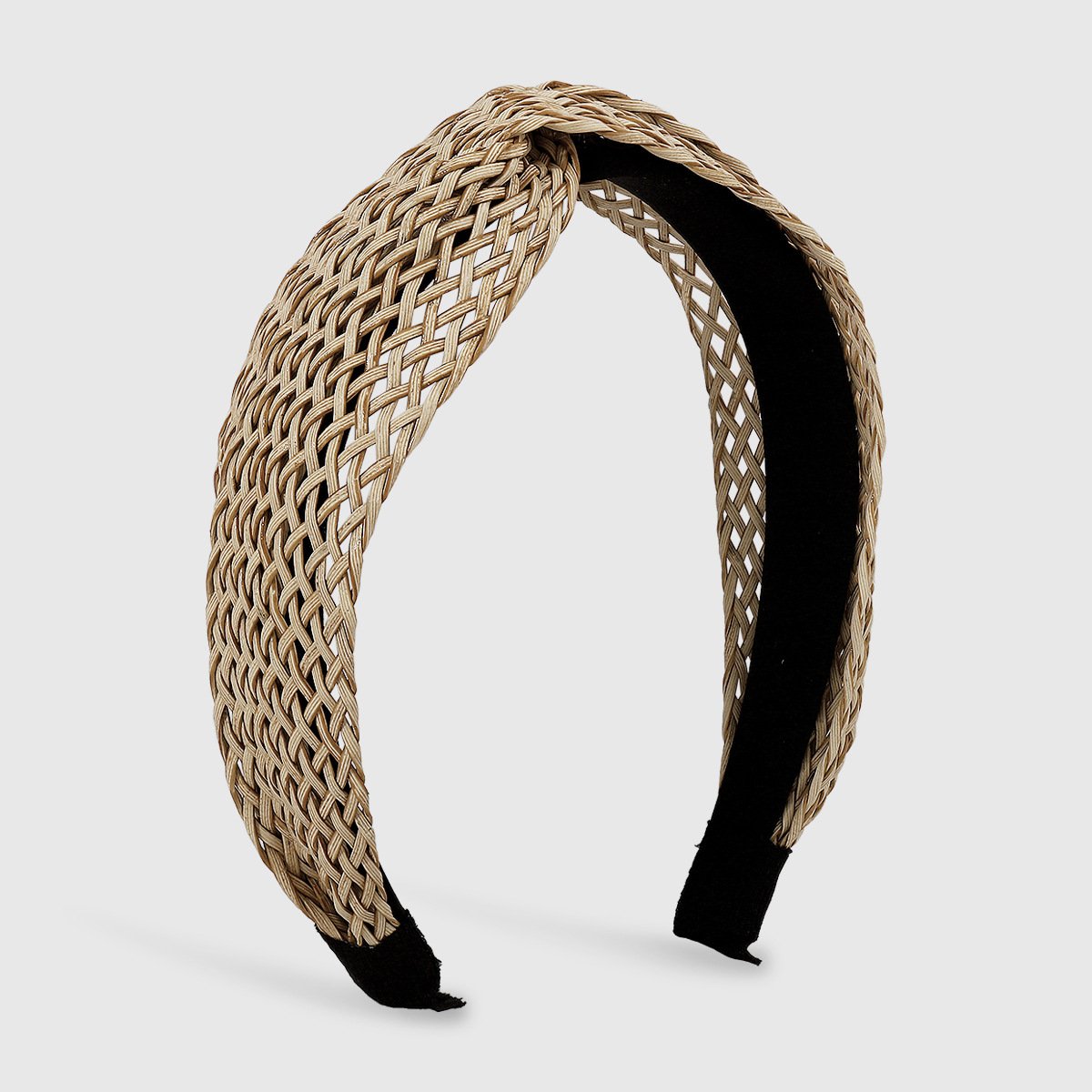 F454 Bohemian leisure vacation fashion headband weaving hollow out going out knotted creative personality headband
