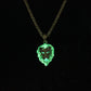 Grid jewelry retro lion head hip hop luminous necklace men domineering hiphop animal pendant