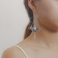 Jewelry ins geometric large ring Batman pendant earrings ear hook female earrings high-end niche
