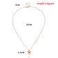 Jewelry Fashion Simple Metal Palm Tree Necklace Personality Charm Geometric Island Coconut Tree Necklace