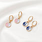 Gossip earrings ins same style metal yin and yang Tai Chi earrings round earrings earrings