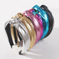 F253 Glossy Sequin Fashion Headband Explosive Style Hair Accessories Wide Knotted Sweet Headband