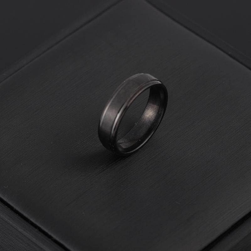 Ring Fashion Simple Stainless Steel Ring Personality Ring Couple Ring Jewelry