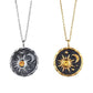 Jewelry Summer Bohemian Vintage Pendant Earrings Necklace Set Female Sun Moon Jewelry