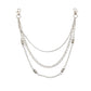 Trendy pants hanging chain decoration jeans chain ring accessories waist chain hanging decoration snake double tassel hip-hop pants chain