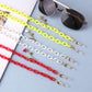Jewelry acrylic children's mask rope mask chain glasses dual-use lanyard extension non-slip