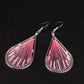 Exaggerated Ethnic Earrings Geometric Drop Shaped Earrings Hand Woven Silk Thread Earrings