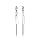 ins creative metal long tassel earrings retro asymmetric chain ear buckle hip-hop punk earrings