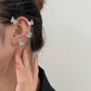 Mori Super Fairy Diamond Butterfly Ear Hanging Earbone Clip Fashion Temperament Niche Design No Pierced Ear Clip Versatile Earrings