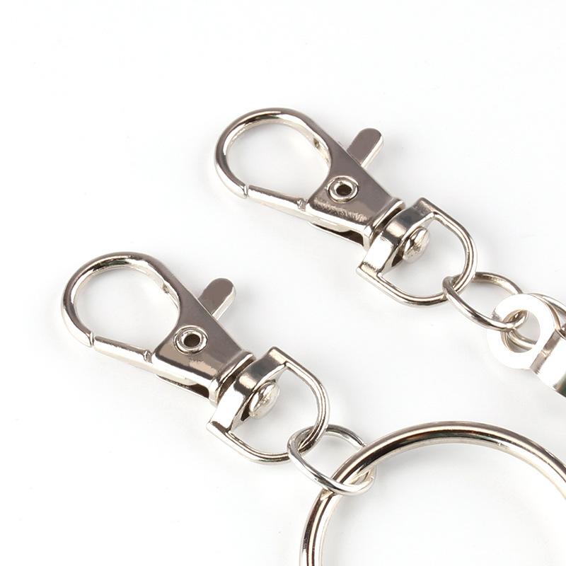 Ins punk retro double-layer metal trouser chain men and women with the same style trend hip-hop ring decoration all-match accessories chain