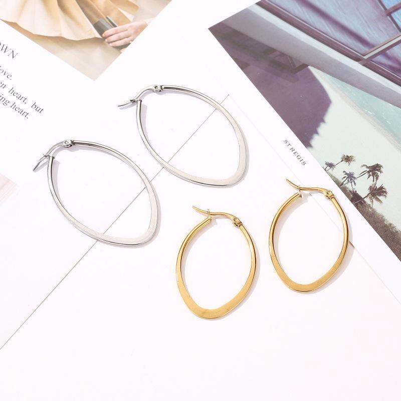 Classic Simple Earrings Hollow Size Love Geometric Exaggerated Earrings Earrings Earrings Versatile Trendy Ear Jewelry