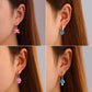 Ins cute drop earrings colorful alien flowers mushroom gossip earrings simple earrings