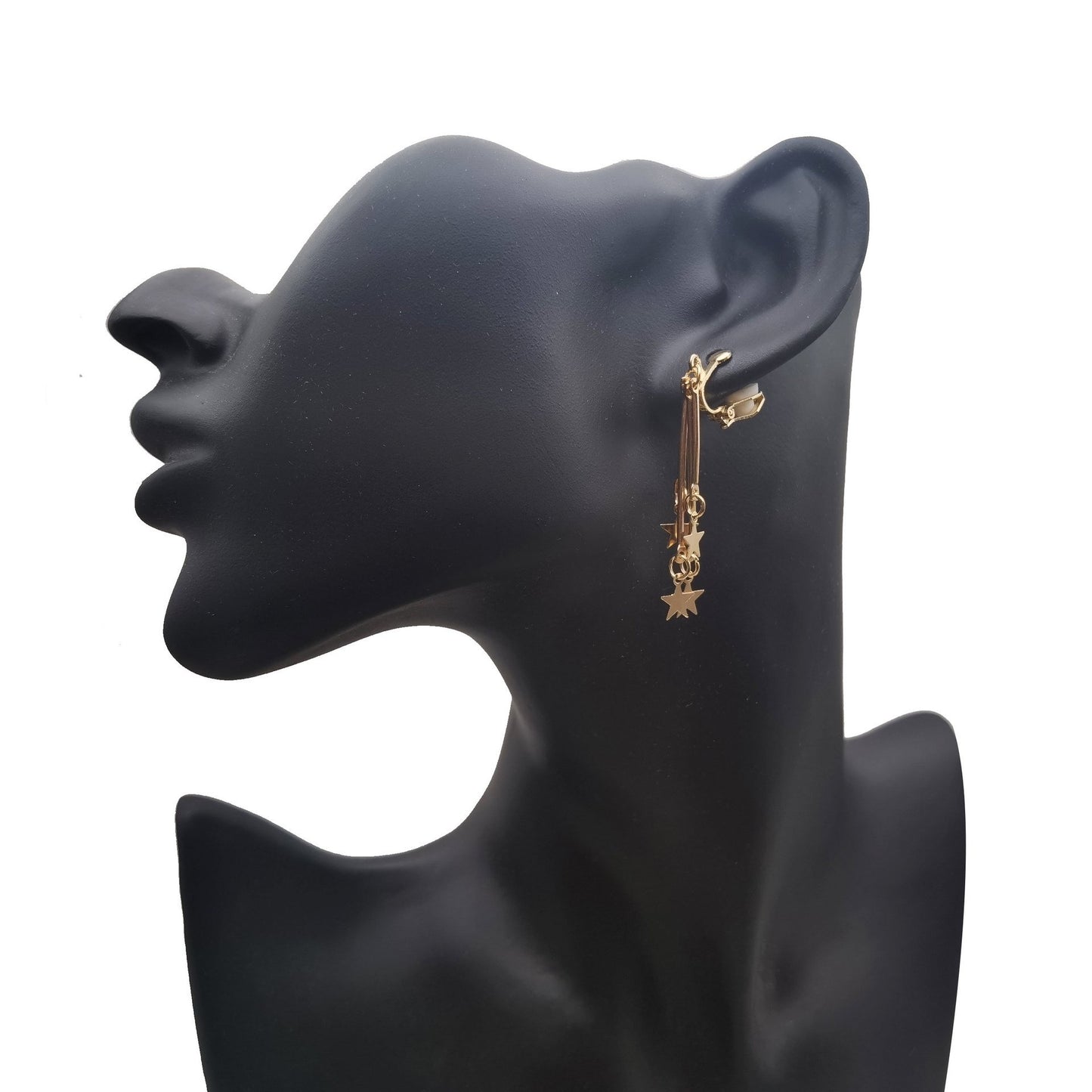 Metal earrings ear clip without ear hole ear bone clip female earring clip no hole no hole earring ear hanging popular