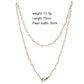 Mask anti-lost hanging chain copper wire winding knotted pearl sweater chain multi-purpose mask lanyard glasses chain