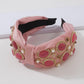 F3939 Oni fashion headband Baroque light luxury widening gemstone hair cave high skull top internet celebrity personality headband female