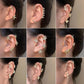 Ins diamond-studded butterfly ear hanger women without ear piercing butterfly ear bone clip fashion niche exaggerated wing ear clip