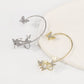 E1697 Jewelry French Elegant Butterfly Rhinestone Earrings Net Red Fairy Geometric Earrings
