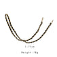 Mask lanyard fashion creative PU leather rope wearing chain mask chain glasses chain multi-purpose sweater chain