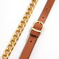 Jewelry creative asymmetric pu thick chain waist chain female personality retro geometric belt body chain
