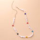 Jewelry Irregular Shaped Pearl Eye Necklace Ladies Short Fashion Devil Eye Necklace