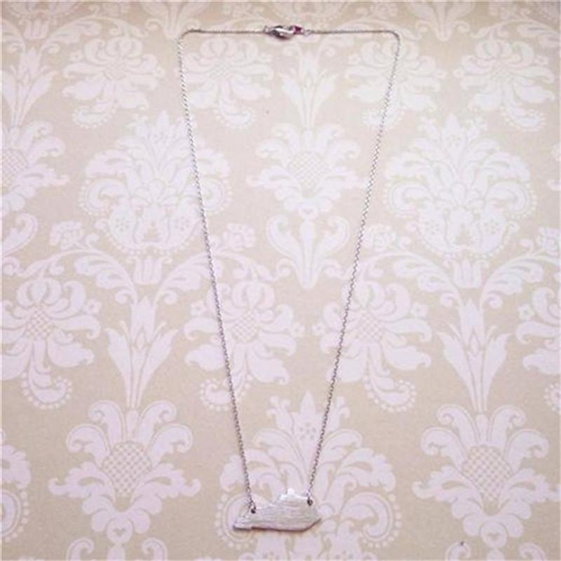 Kentucky Necklace USA State Map Necklace