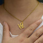 Personality Love Necklace Creative Alphabet Necklace Female Fashion Temperament Versatile Necklace