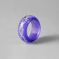 Simple fashion trend thorn pattern Mori resin luminous ring