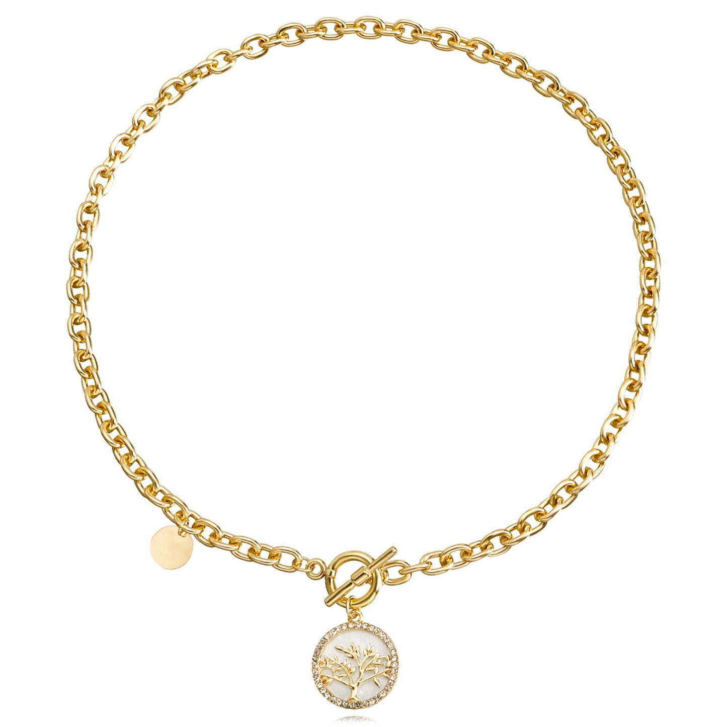Jewelry INS cross love mother-of-pearl necklace necklace female sweater chain trendy matching accessories
