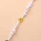 Jewelry Irregular Shaped Pearl Eye Necklace Ladies Short Fashion Devil Eye Necklace