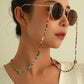 Jewelry multi-element fruit shape rice bead glasses chain women's fashion colorful mask non-slip lanyard