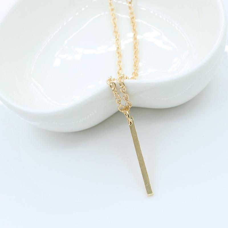 Fashion Alloy Pendant Necklace Simple Simple Chain Clavicle Chain Necklace