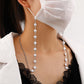 Mask anti-lost hanging chain fashion round pearl handmade chain multi-purpose sweater chain mask glasses chain