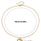 Jewelry simple single-layer geometric 8-character pendant clavicle chain necklace women's sweater necklace high-end sense
