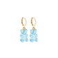 Jewelry Sweet Cool Juice Transparent Bear Earrings Cute Sweet Gummy Cartoon Girl Earrings