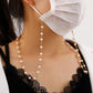 Mask anti-lost hanging chain copper wire winding knotted pearl sweater chain multi-purpose mask lanyard glasses chain