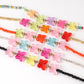 Fashion colorful butterfly handmade chain glass rice beads glasses chain mask anti-lost lanyard hanging chain
