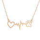 Accessories Lucky 8 Word Love Dog Print Pendant Necklace Female Exquisite Pet Clavicle Chain