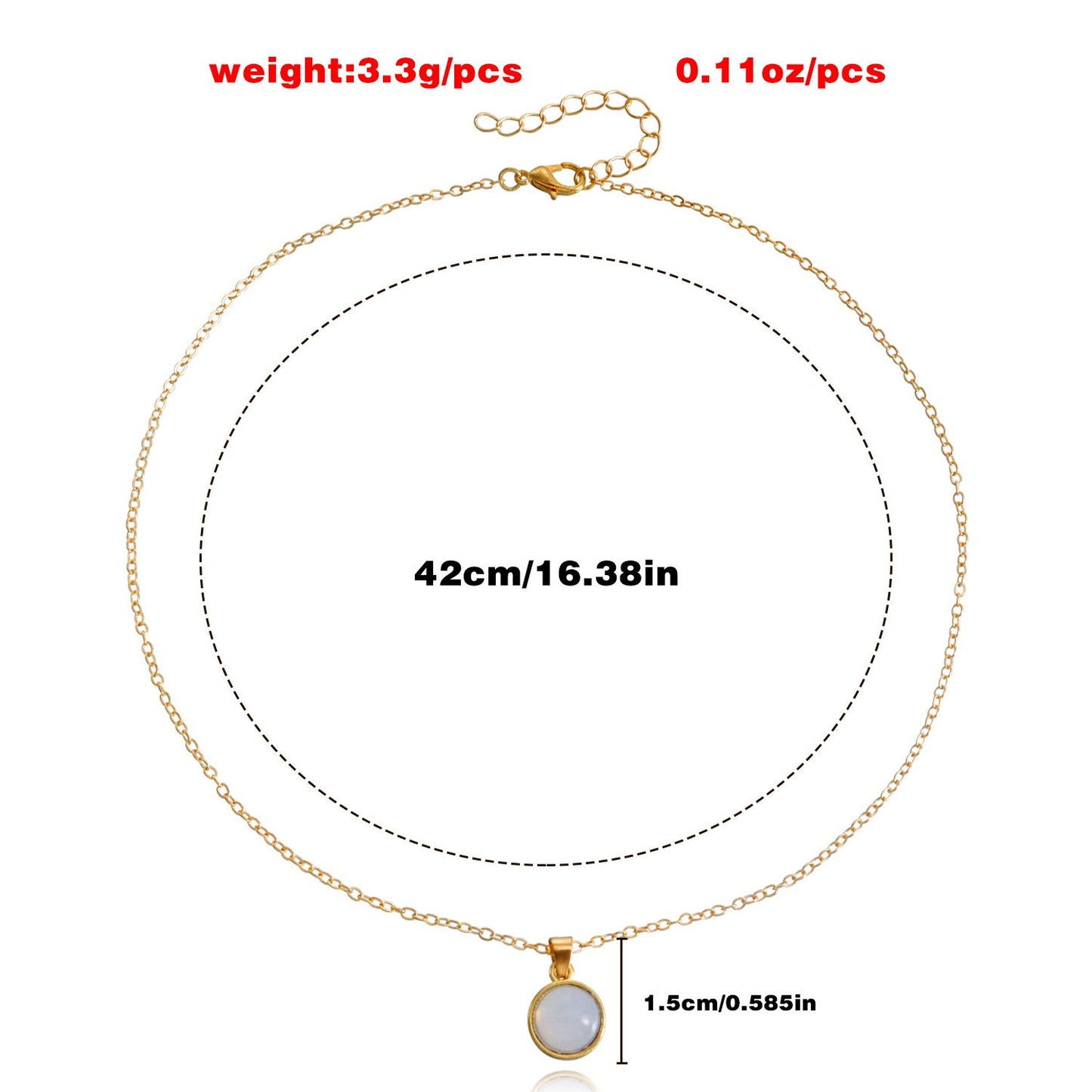 Jewelry fashion trend stacking mix and match ins retro sun god disc design white shell necklace