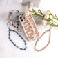 Year Fashion Simple Jewelry Ladies Handmade Geometric Crystal Phone Chain