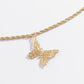 Jewelry Sexy Simple Butterfly Pendant Waist Chain Retro Hip Hop Twist Chain Body Chain