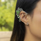 Retro temperament no ear piercing flower tassel ear bone clip female small crowd simple and irregular leaves branches and tendrils ear hanging
