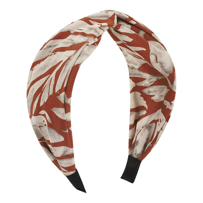 F517 retro old-fashioned wide-brimmed headband with cross personality tie-dye Sen Department age-reducing simple fashion headband