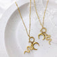 INS net red necklace gold moon snake pendant necklace female fashion retro stainless steel pendant necklace 18K