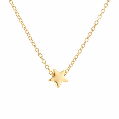 Necklace women's simple five-pointed star necklace small and exquisite short star clavicle chain exclusively for